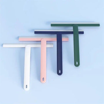 Multi-Purpose Silicone Blade Window Wiper - Streak-Free Cleaner for Glass, Mirrors & Tiles, Bathroom & Kitchen