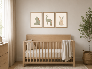 Three Print Pairings for a Calm Nursery Wall