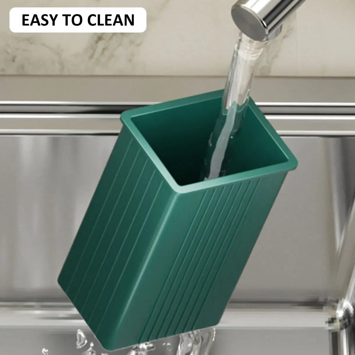 New PP Space-Saving Kitchen Knife Holder - Multi-Function Cutter & Cutlery Drainer Rack for Organized Storage