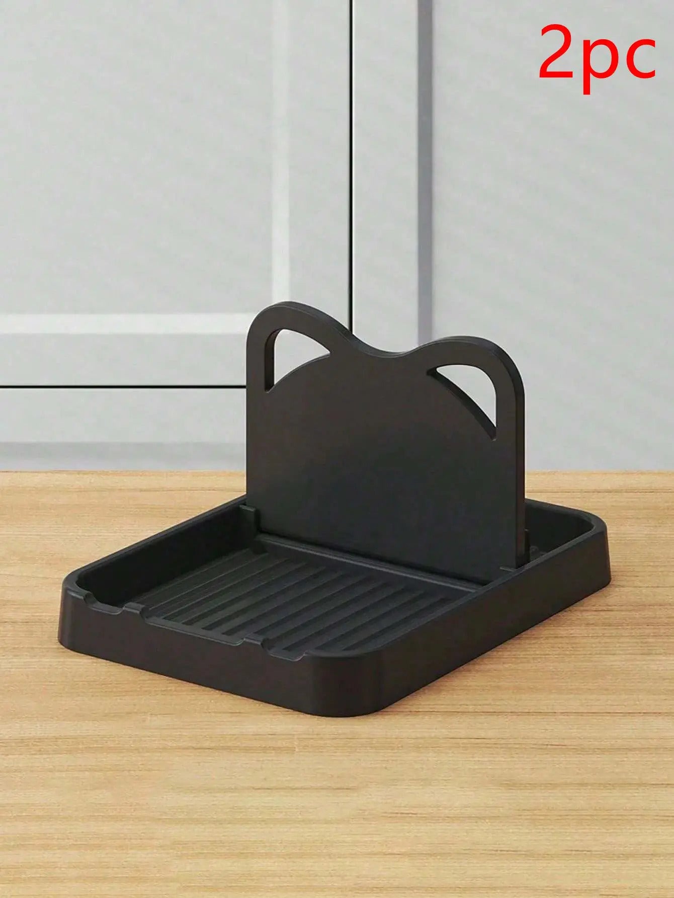 1/2 Pcs Non-Slip Multifunctional Pan Pot Lid Holder Stand - Spoon Rest & Utensil Storage Shelf for Kitchen Organization