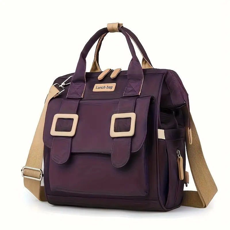 Eonothem Premium Insulated Lunch Bag - Lightweight Polyester Tote with Multiple Compartments & Adjustable Strap for Work, Travel & Picnics