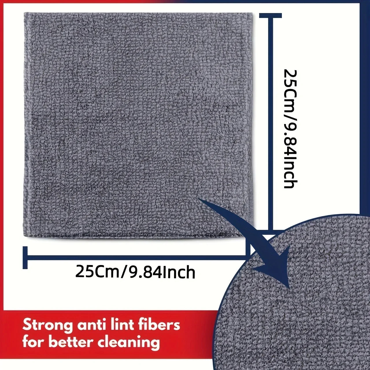 Ultra-Fine Microfiber Kitchen Towels Set - Premium Absorbent Cleaning Cloths (5/10/20 Pack Options)