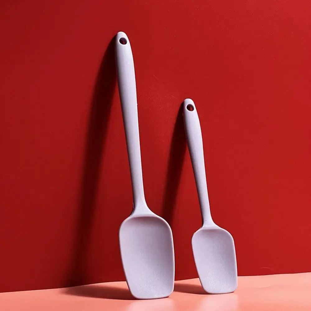 Premium Silicone Baking Spatula Set - Non-Stick Cream Cake Scraper for Pastry, Batter & Salad Mixing