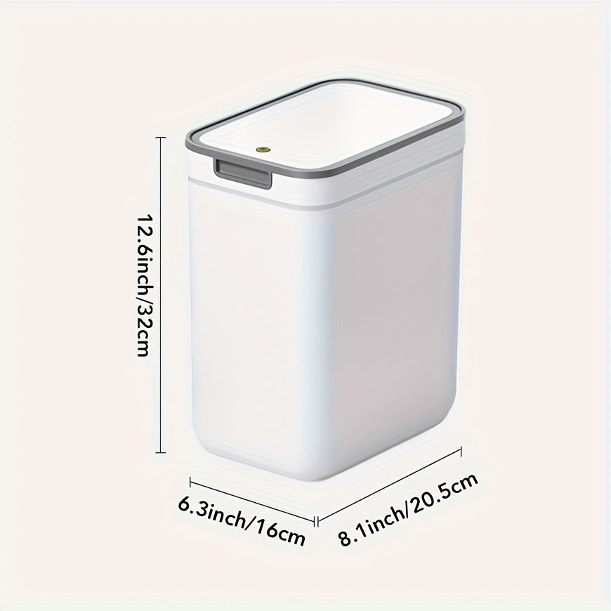 Touchless Wall Mount Bathroom Trash Can - Odor Sealing