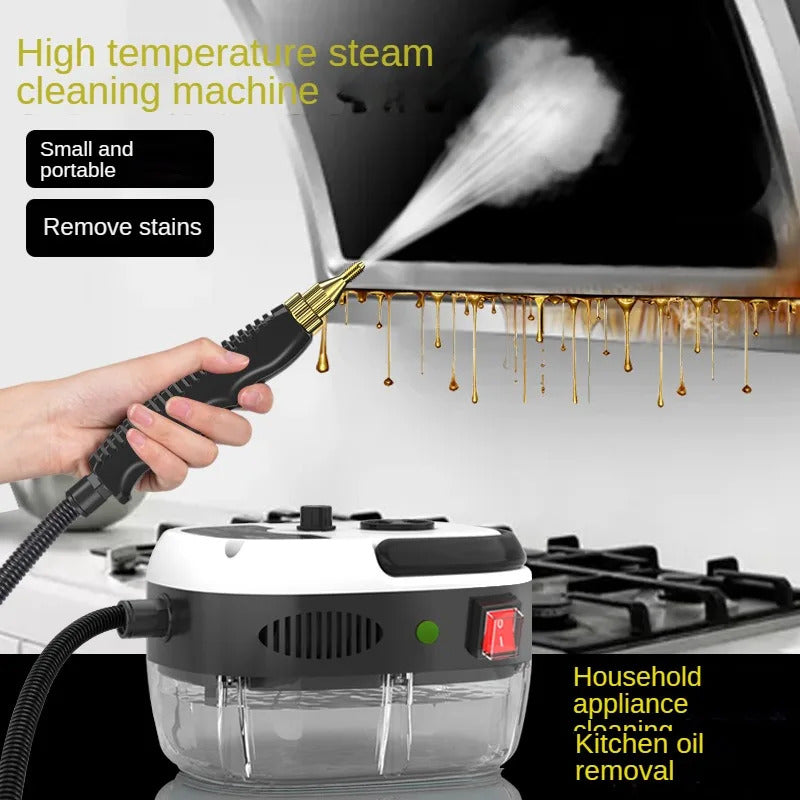 2500W High-Temperature Steam Cleaner - Multi-Purpose Jet Washer for Kitchen, Car & Home