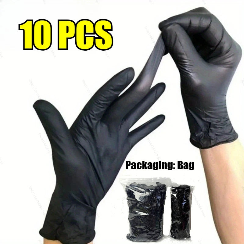 Disposable Nitrile Waterproof Gloves – Food Safe, Latex-Free, Multi-Purpose Cleaning Gloves for Kitchen, Dishwashing, Pet Care & Household Use