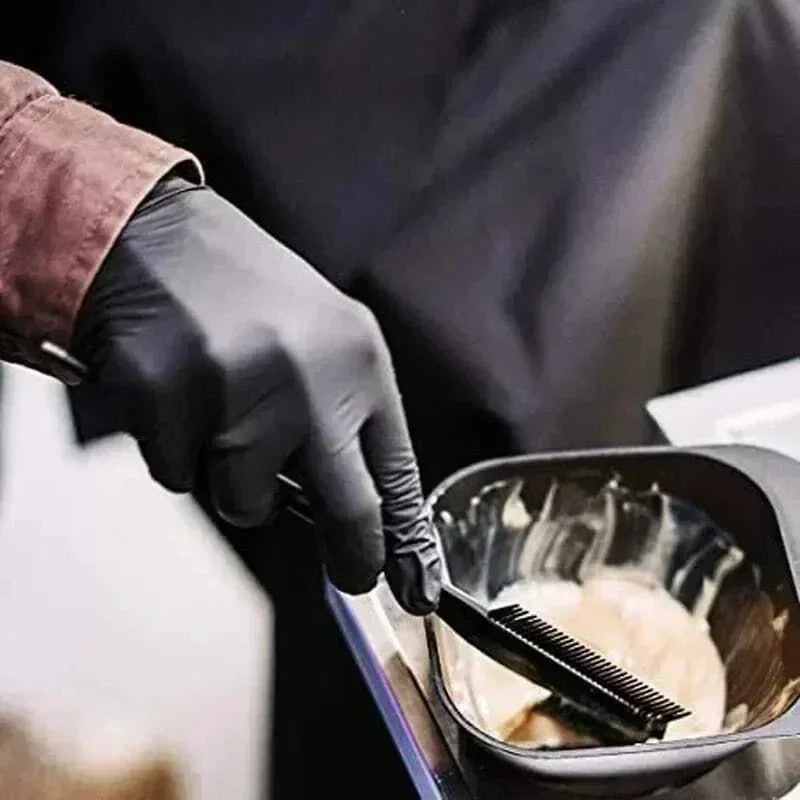 Disposable Nitrile Waterproof Gloves – Food Safe, Latex-Free, Multi-Purpose Cleaning Gloves for Kitchen, Dishwashing, Pet Care & Household Use