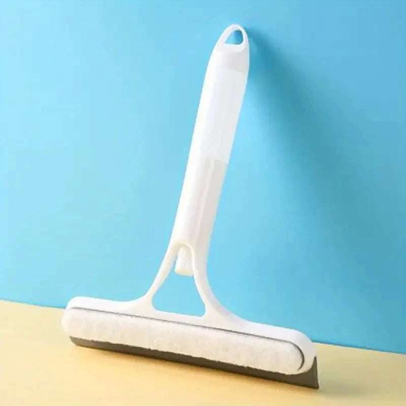3-in-1 Glass Cleaning Tool - Multi-Function Window Scraper with Spray Bottle & Squeegee