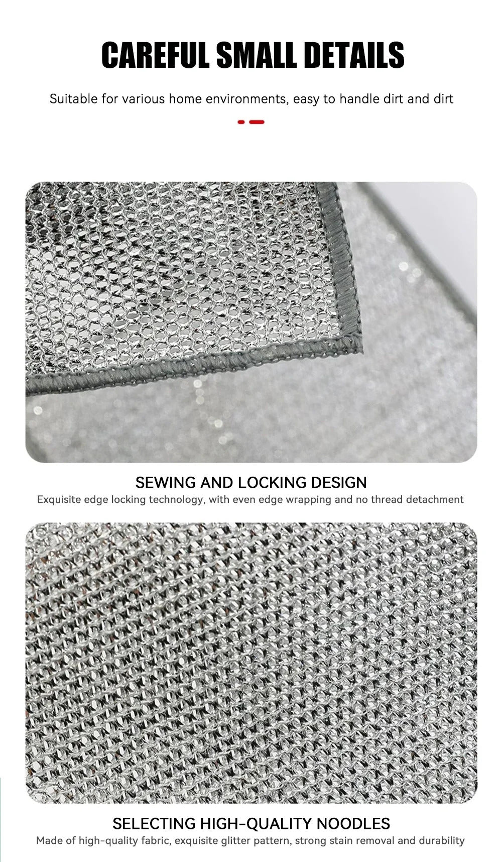 Magic Wire Grid Cleaning Cloth - Multipurpose Miracle Dishwashing Net for Kitchen & Home