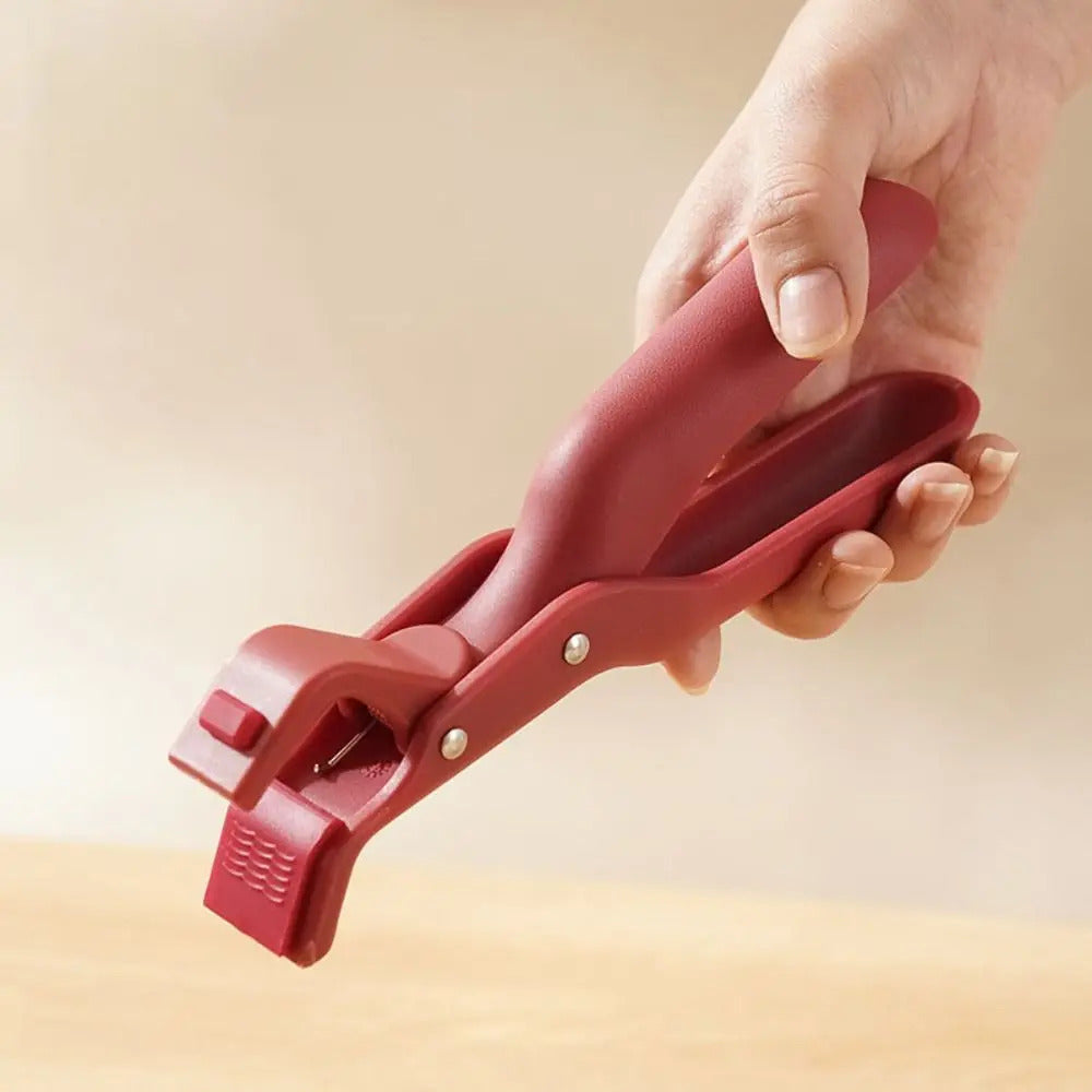 Professional Silicone Bowl Clip - Non-Slip Anti-Scalding Kitchen Tongs for Hot Dishes, Durable & Heat-Resistant