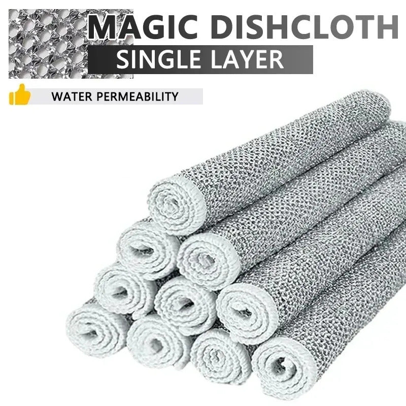 Magic Wire Grid Cleaning Cloth - Multipurpose Miracle Dishwashing Net for Kitchen & Home