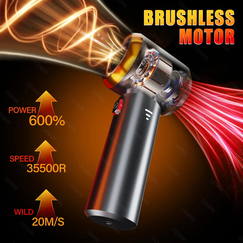 Mini Cordless Car Vacuum Cleaner - Powerful Handheld Portable Auto Detailing Tool