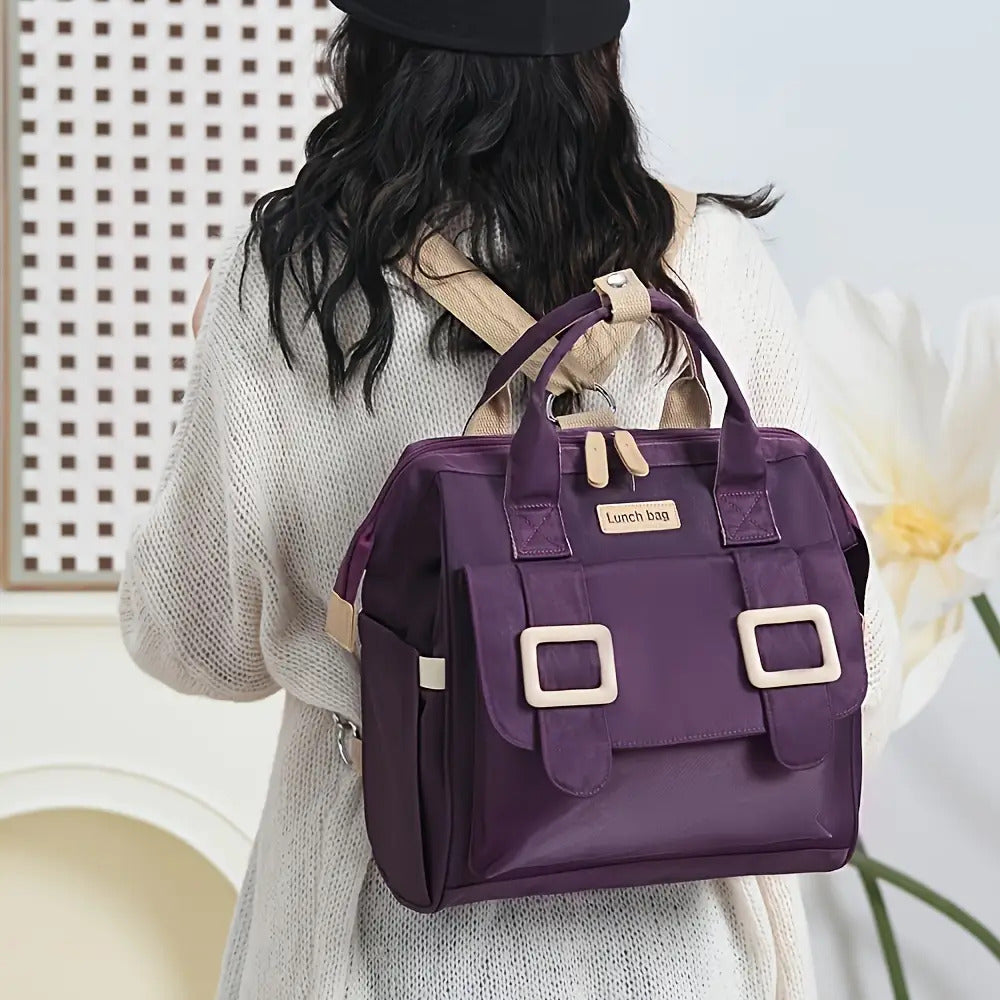 Eonothem Premium Insulated Lunch Bag - Lightweight Polyester Tote with Multiple Compartments & Adjustable Strap for Work, Travel & Picnics