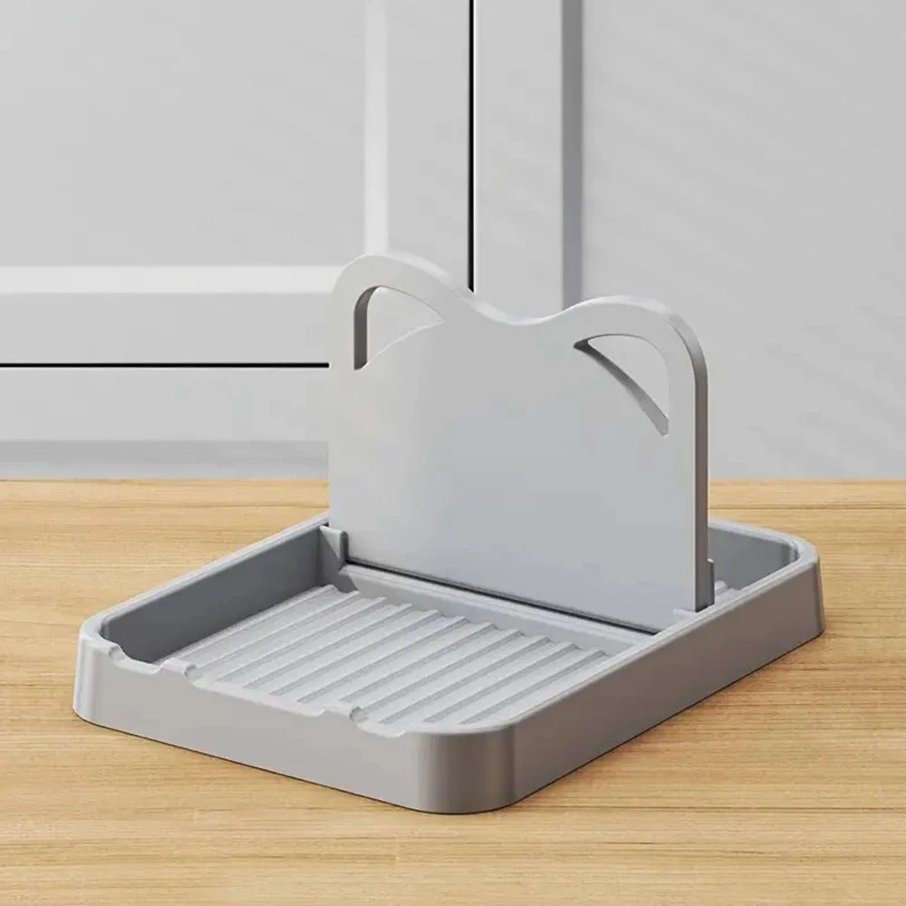 1/2 Pcs Non-Slip Multifunctional Pan Pot Lid Holder Stand - Spoon Rest & Utensil Storage Shelf for Kitchen Organization