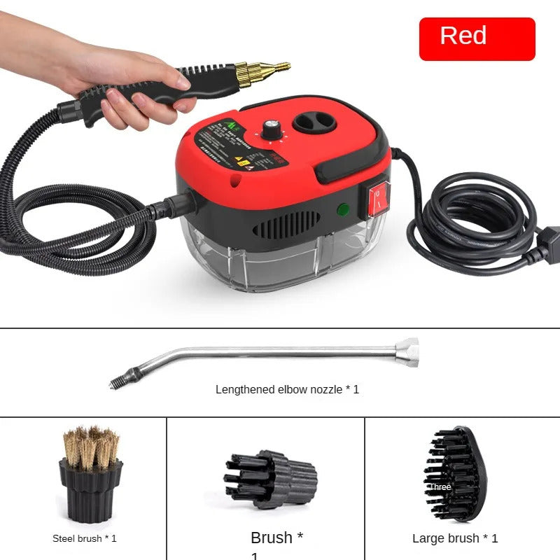 2500W High-Temperature Steam Cleaner - Multi-Purpose Jet Washer for Kitchen, Car & Home