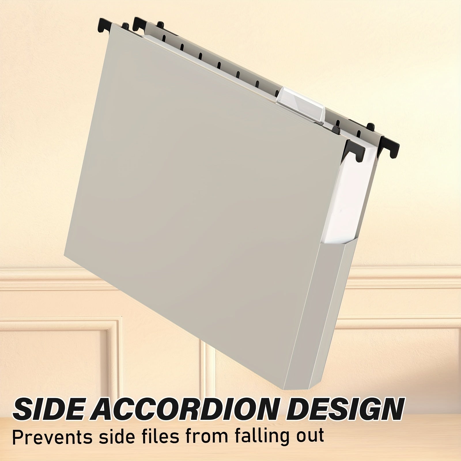 Heavy-Duty Hanging File Folders 6-Pack - 2" Expansion