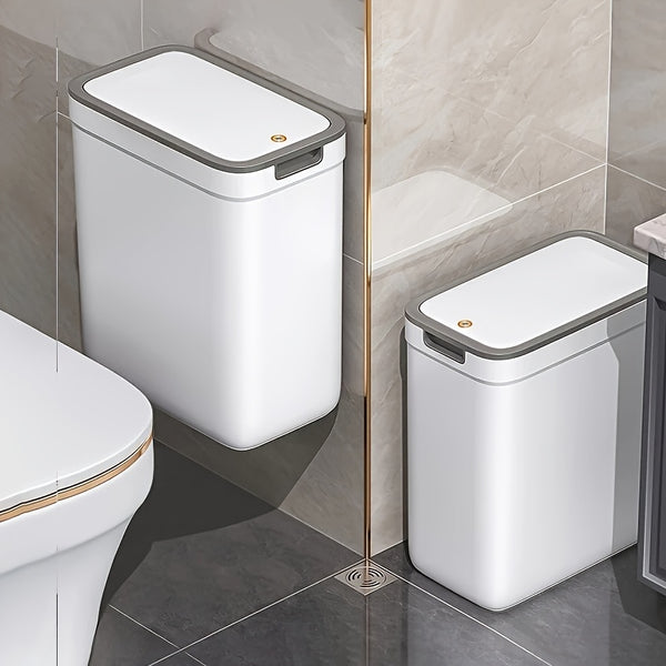 Touchless Wall Mount Bathroom Trash Can - Odor Sealing