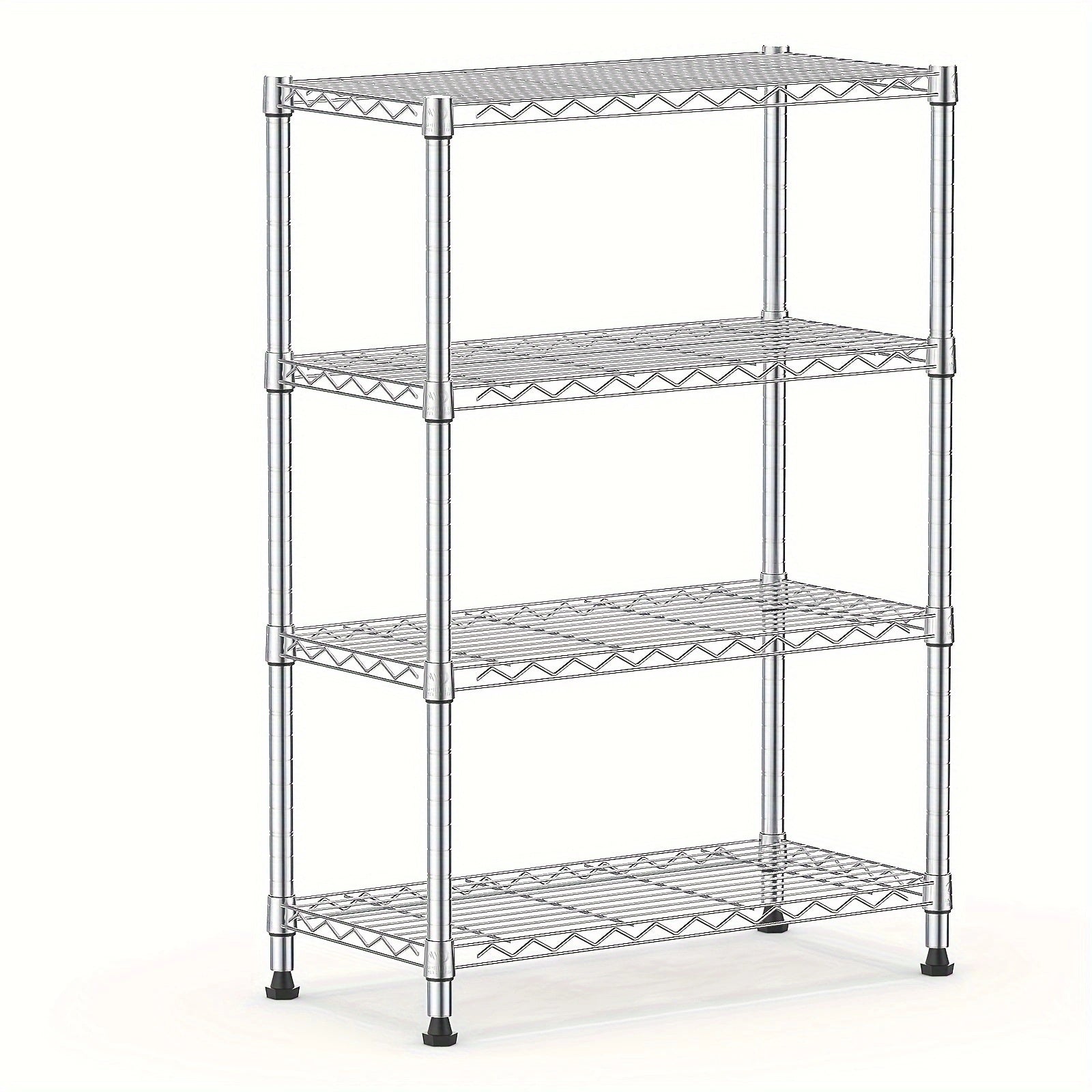 2000 lbs Heavy-Duty Steel Storage Shelving Unit – Multi-Tier Utility Wire Rack for Home, Kitchen, Office & Garage