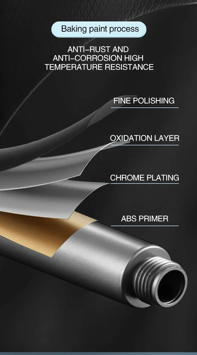 3-Mode High Pressure Filtered Shower Head - Rainfall, Massage & Mist Settings with Chlorine Filter