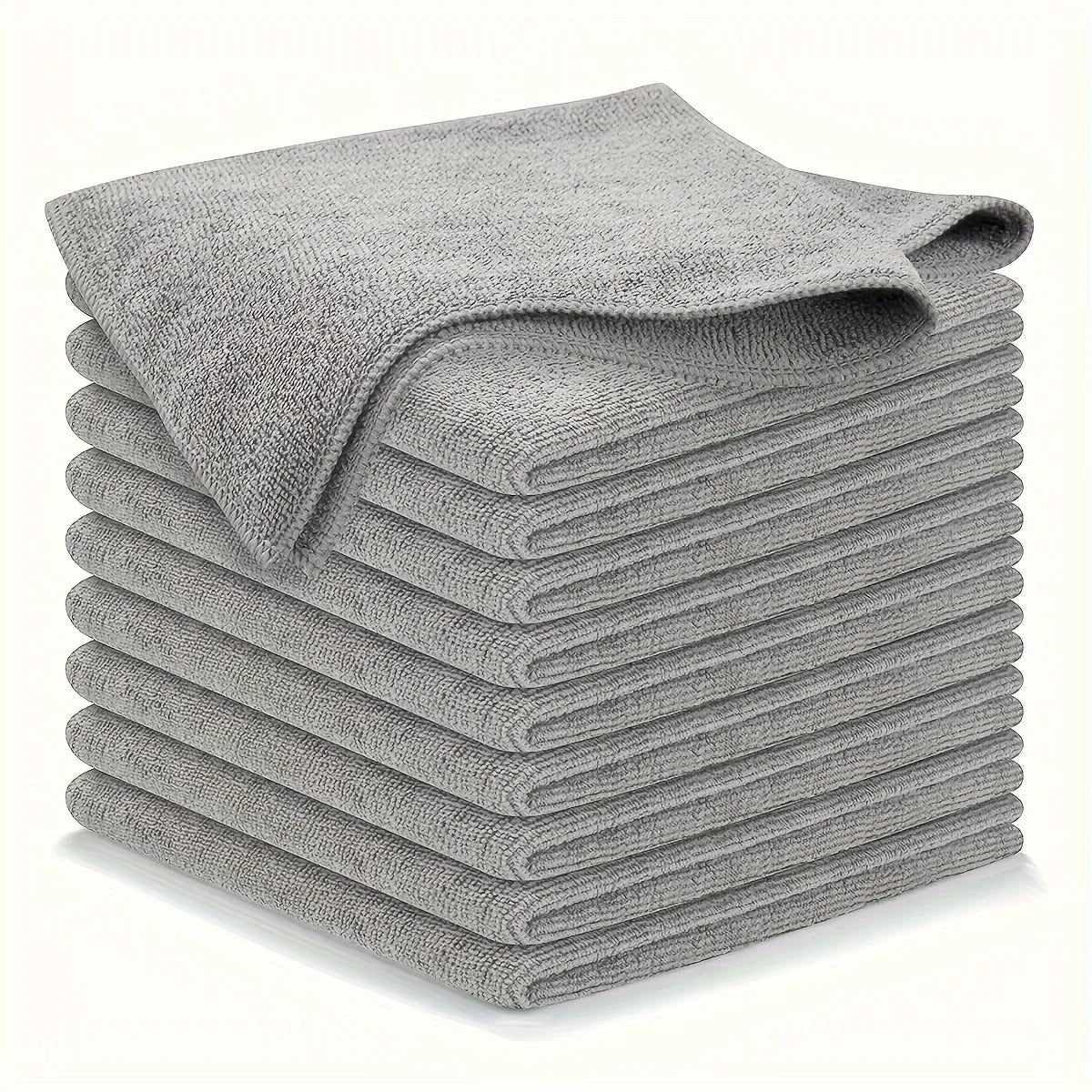 Ultra-Fine Microfiber Kitchen Towels Set - Premium Absorbent Cleaning Cloths (5/10/20 Pack Options)