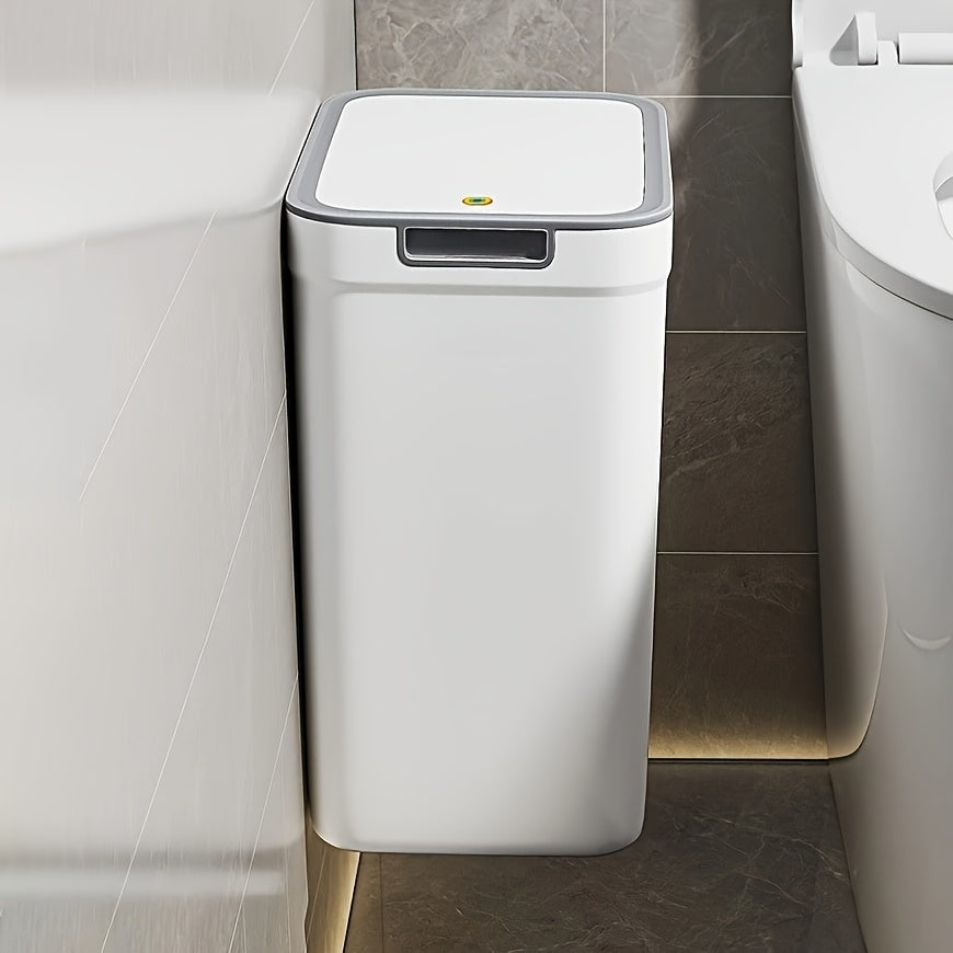 Touchless Wall Mount Bathroom Trash Can - Odor Sealing