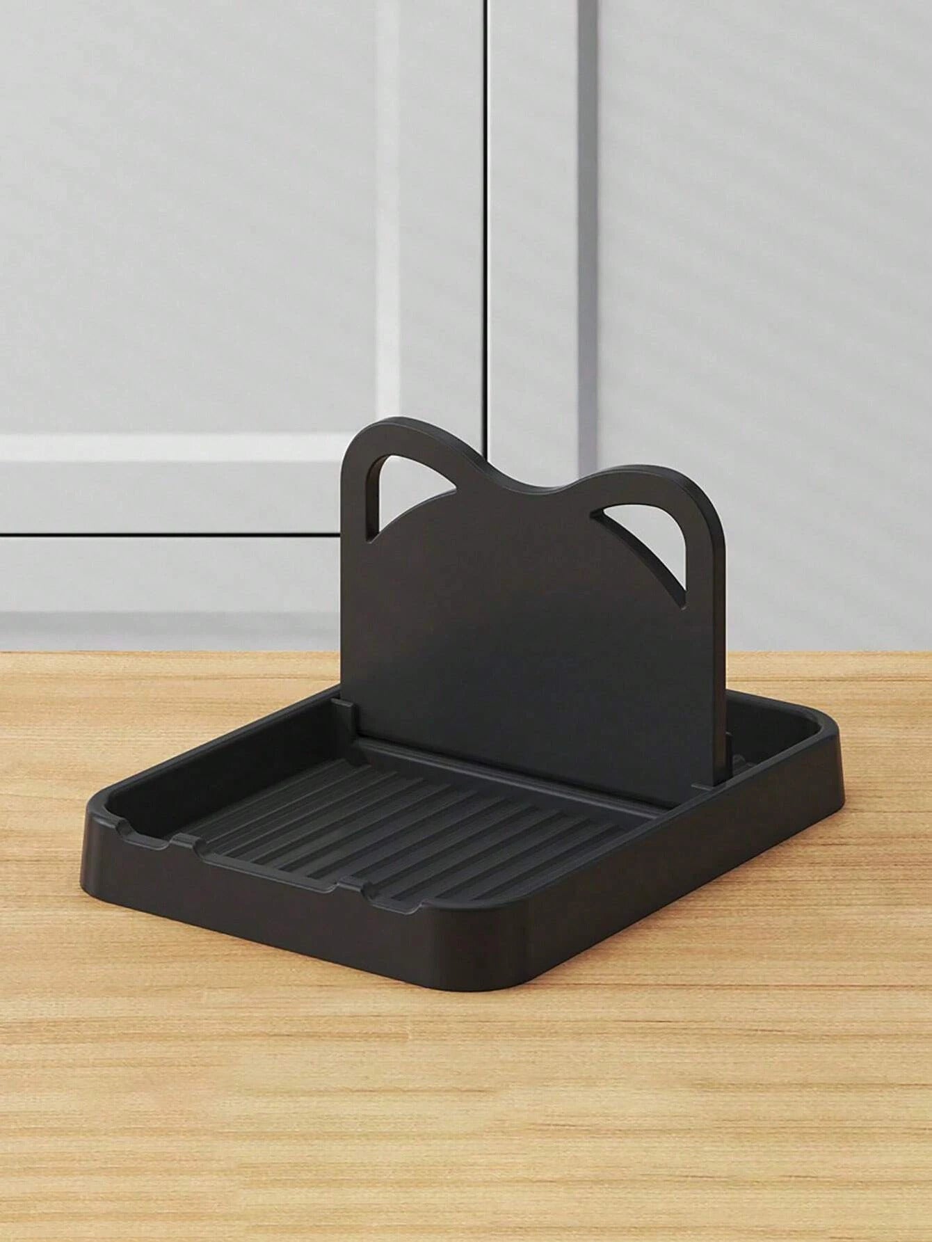 1/2 Pcs Non-Slip Multifunctional Pan Pot Lid Holder Stand - Spoon Rest & Utensil Storage Shelf for Kitchen Organization