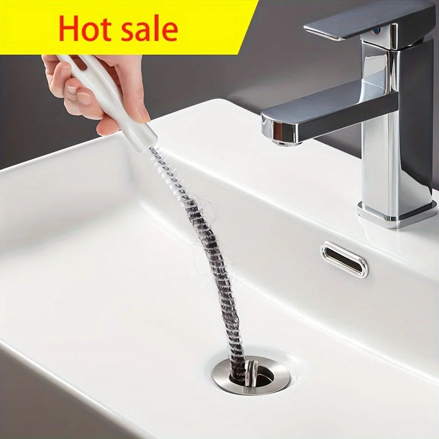 Professional Drain Cleaning Brush - Multi-Purpose Hair Clog Remover for Pipes & Floor Drains