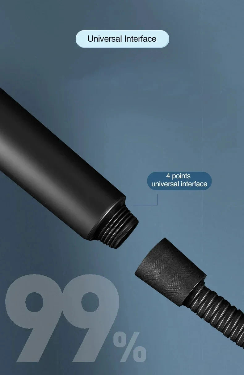 3-Mode High Pressure Filtered Shower Head - Rainfall, Massage & Mist Settings with Chlorine Filter