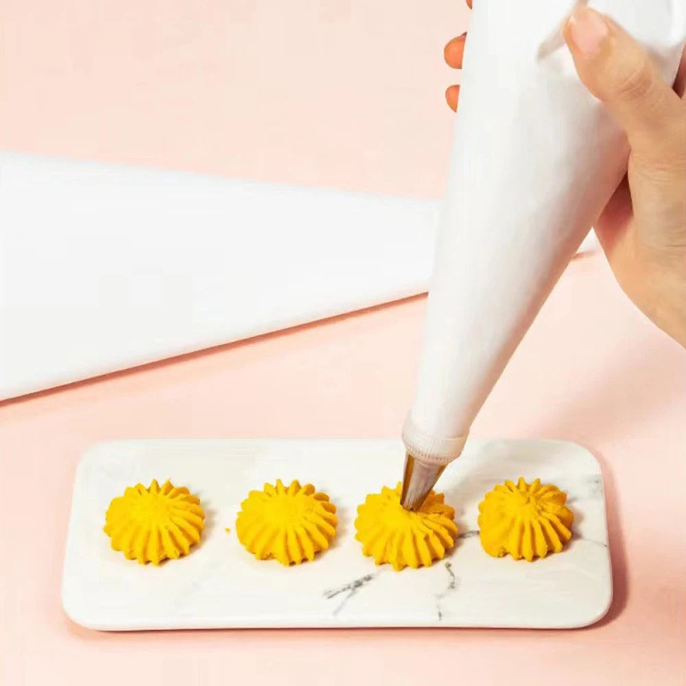 24/48-Piece Professional Stainless Steel Icing Nozzles Set - Cake Decorating Tools for DIY & Bakery