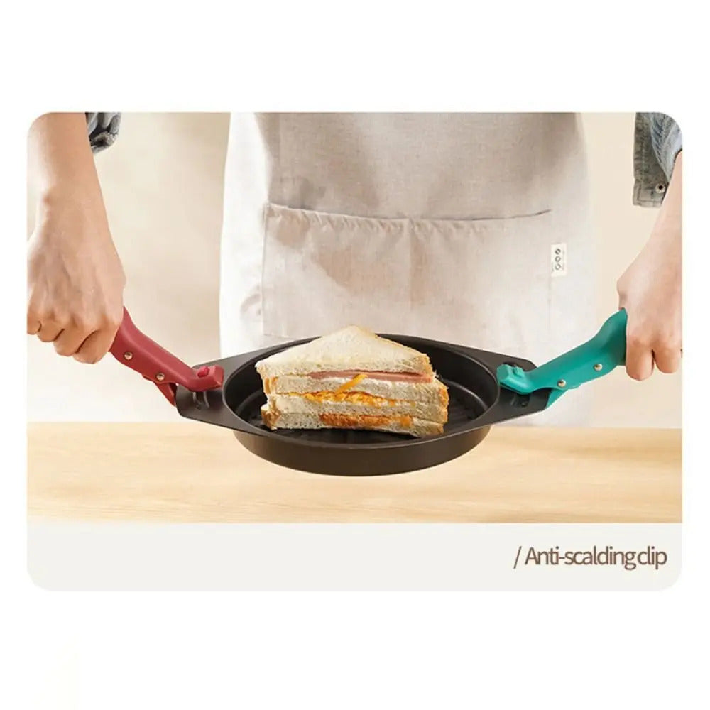 Professional Silicone Bowl Clip - Non-Slip Anti-Scalding Kitchen Tongs for Hot Dishes, Durable & Heat-Resistant
