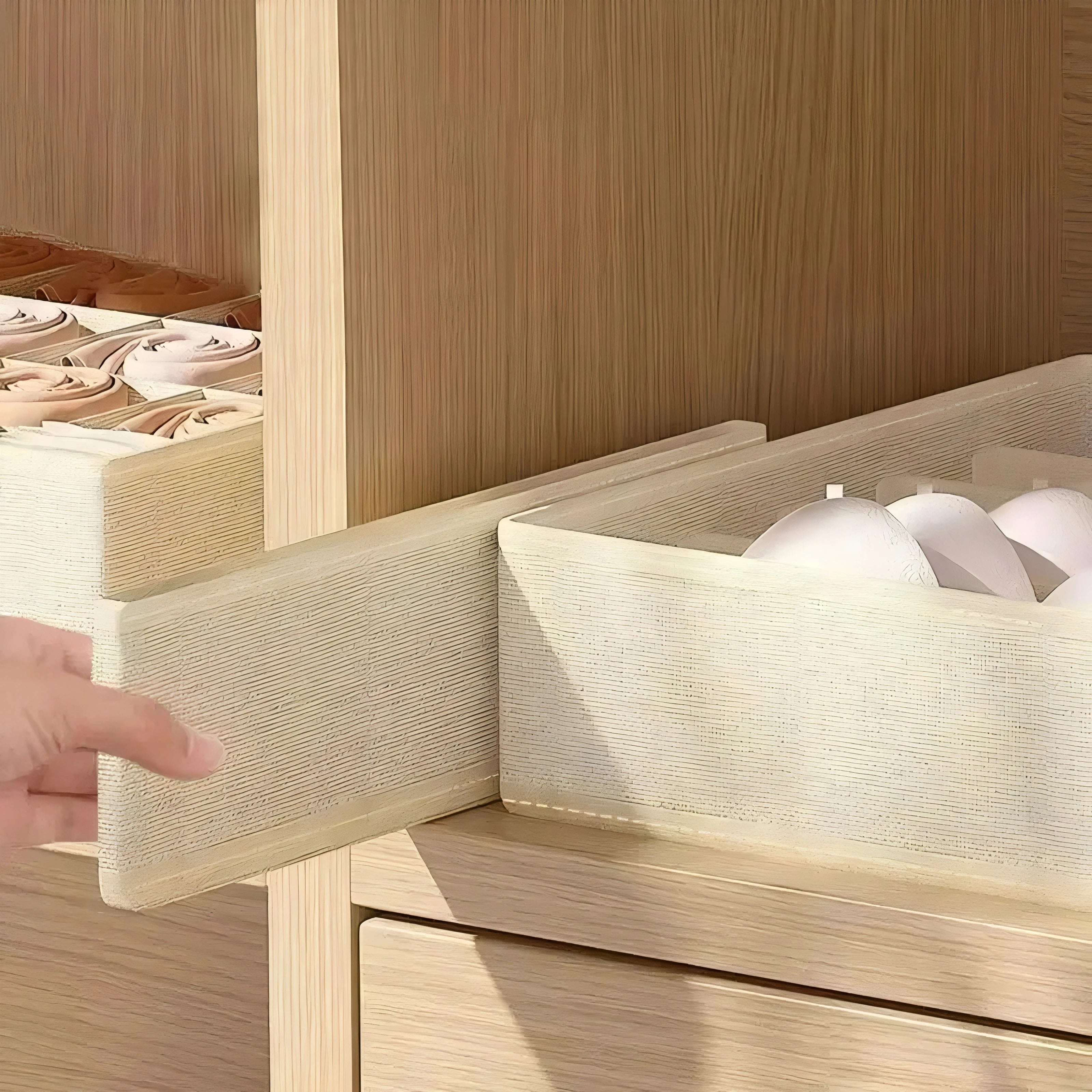 Drawer Organizer Boxes Set - Multi-Compartment Storage for Underwear, Bras & Socks
