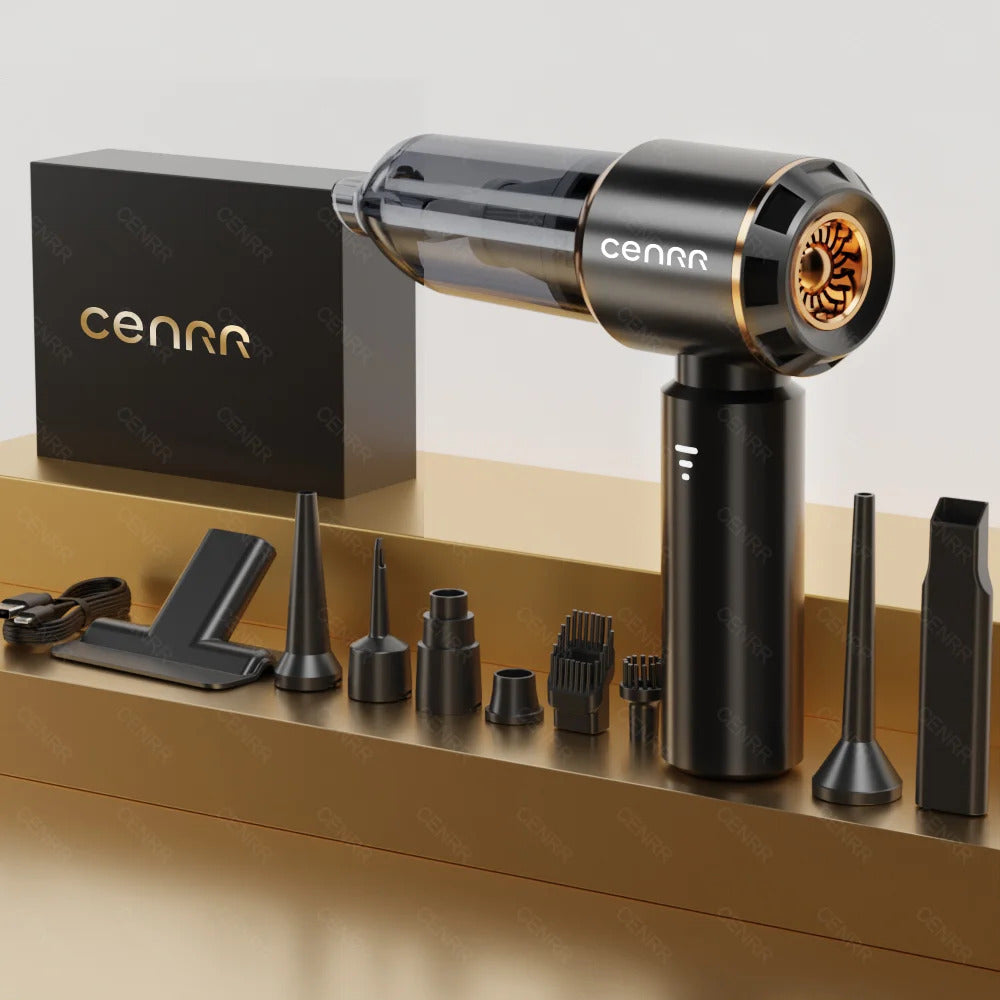 Mini Cordless Car Vacuum Cleaner - Powerful Handheld Portable Auto Detailing Tool