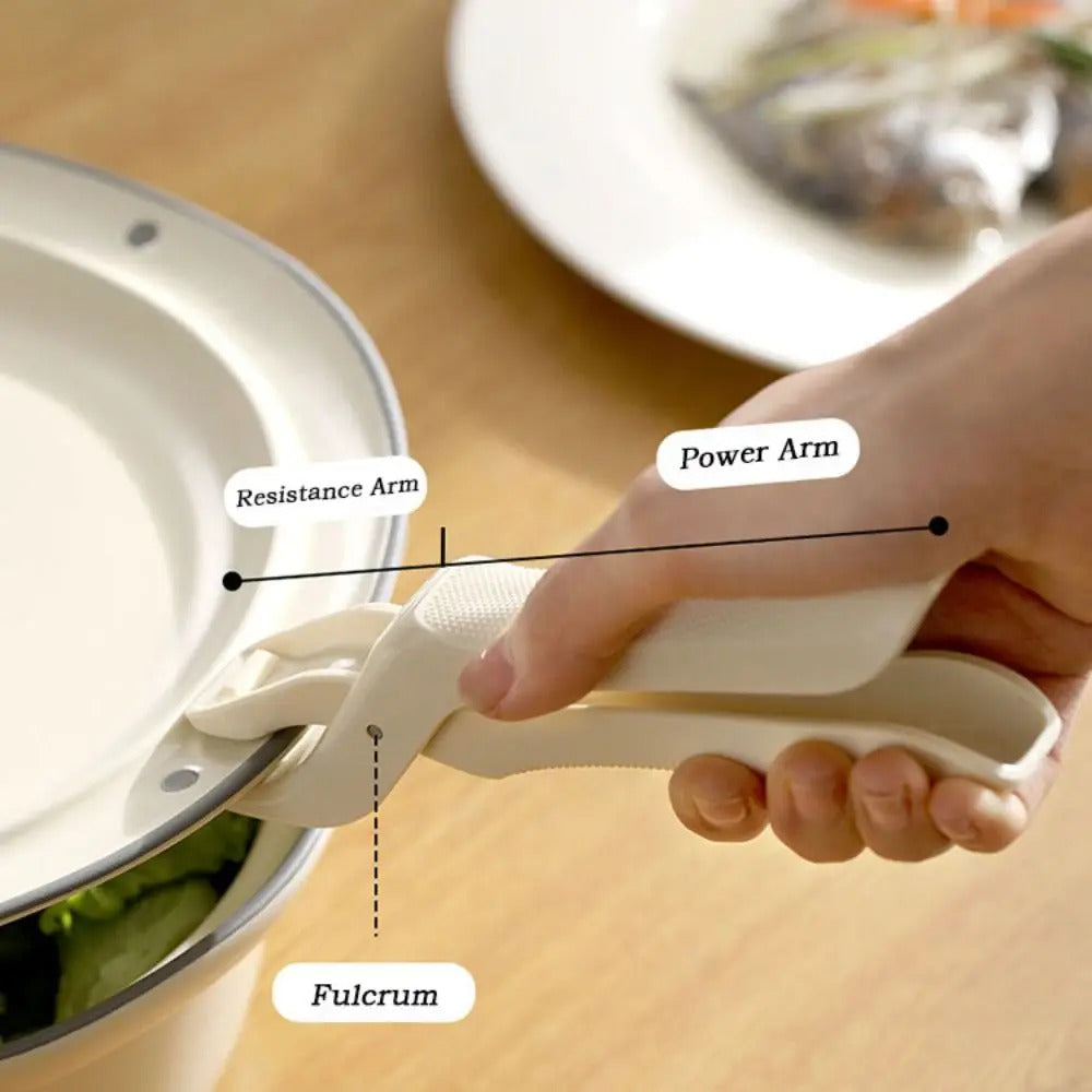Professional Silicone Bowl Clip - Non-Slip Anti-Scalding Kitchen Tongs for Hot Dishes, Durable & Heat-Resistant