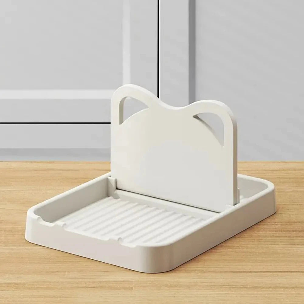 1/2 Pcs Non-Slip Multifunctional Pan Pot Lid Holder Stand - Spoon Rest & Utensil Storage Shelf for Kitchen Organization