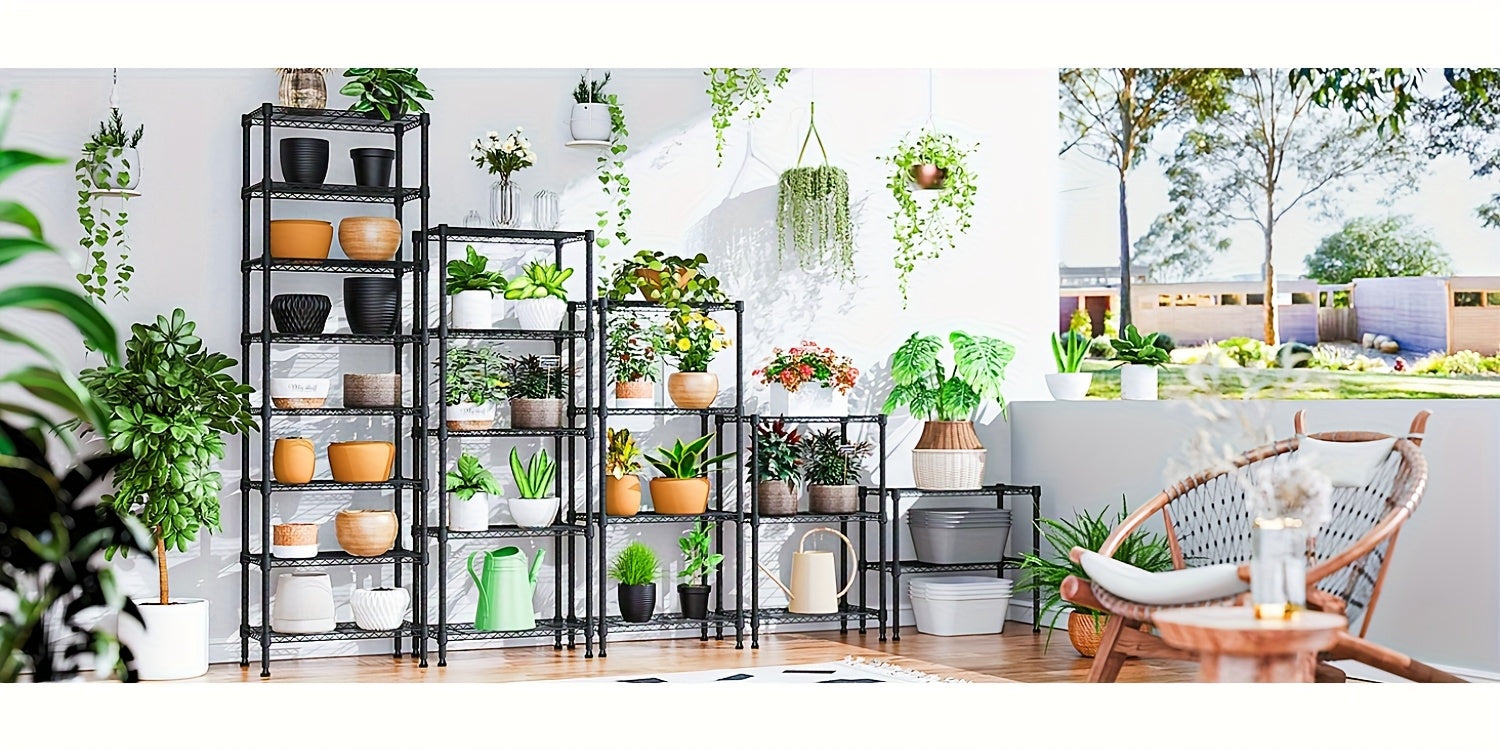 2000 lbs Heavy-Duty Steel Storage Shelving Unit – Multi-Tier Utility Wire Rack for Home, Kitchen, Office & Garage