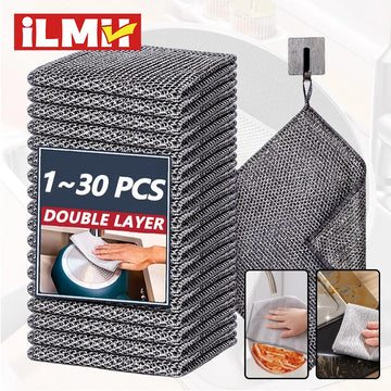 Magic Wire Grid Cleaning Cloth - Multipurpose Miracle Dishwashing Net for Kitchen & Home