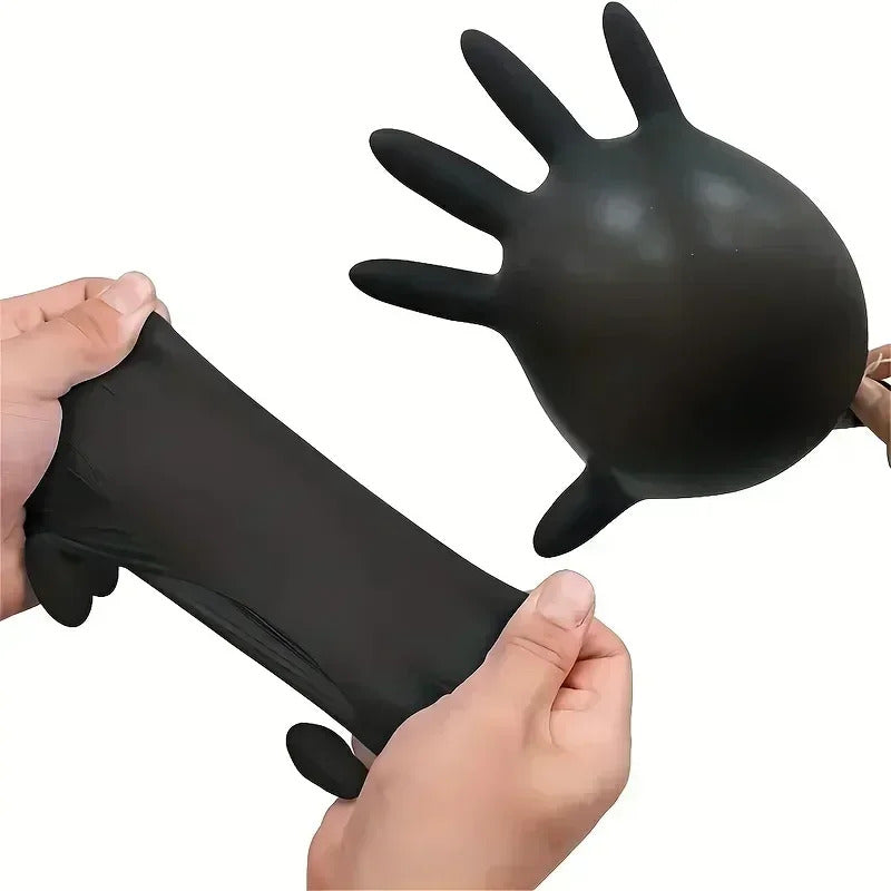 Disposable Nitrile Waterproof Gloves – Food Safe, Latex-Free, Multi-Purpose Cleaning Gloves for Kitchen, Dishwashing, Pet Care & Household Use