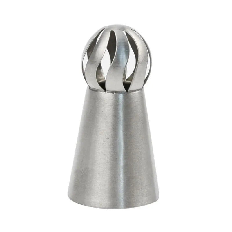 3Pcs Professional Stainless Steel Pastry Tips Set - Icing Nozzles for Cupcake, Cake Decorating & Puff Baking