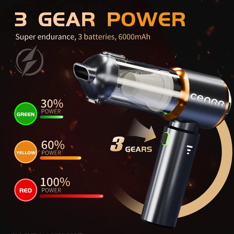 mini cordless car vacuum cleaner with handheld portable design