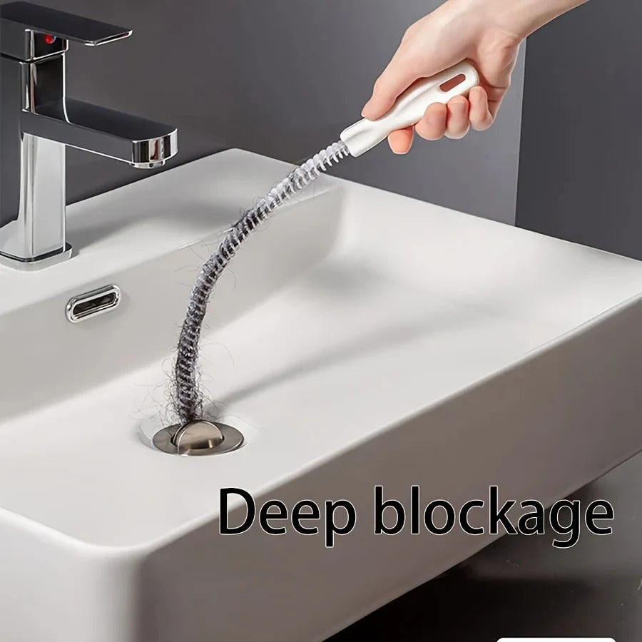 Professional Drain Cleaning Brush - Multi-Purpose Hair Clog Remover for Pipes & Floor Drains