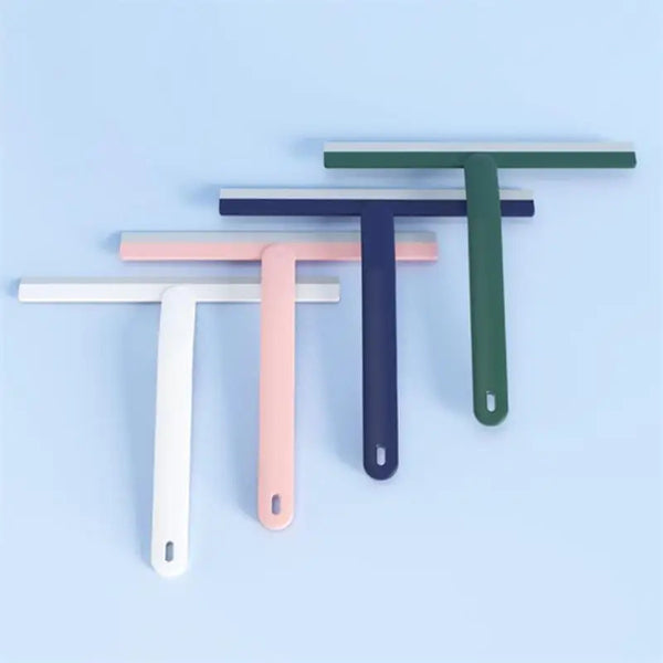 Multi-Purpose Silicone Blade Window Wiper - Streak-Free Cleaner for Glass, Mirrors & Tiles, Bathroom & Kitchen