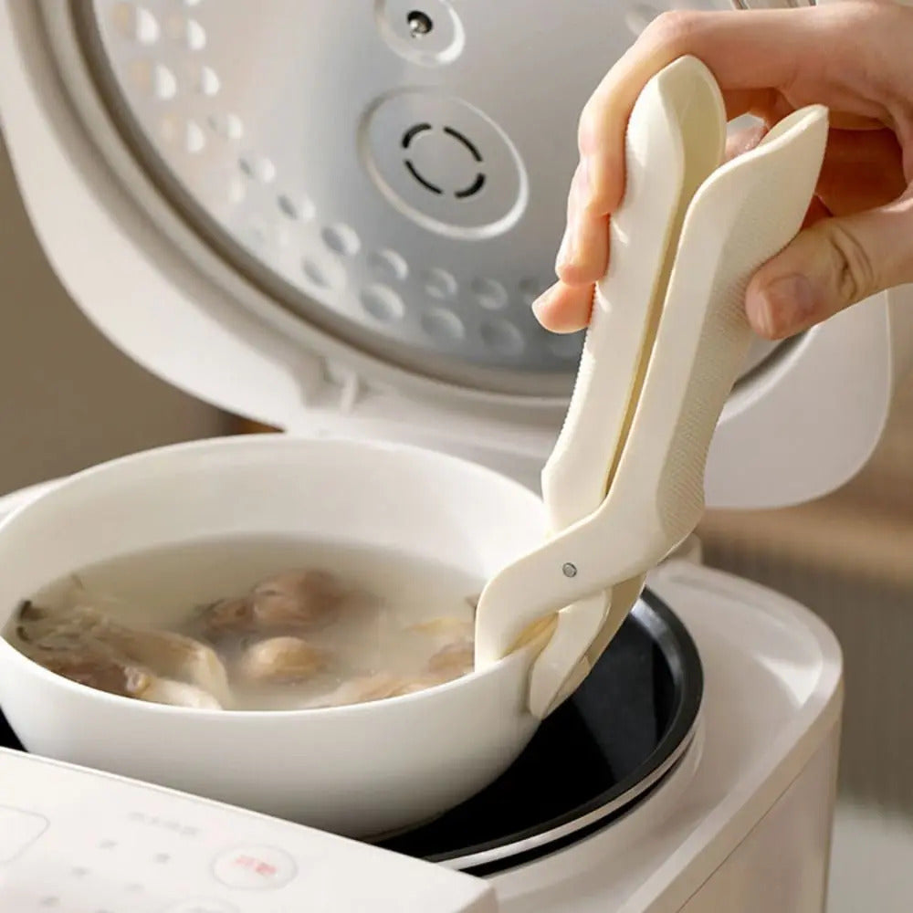 Professional Silicone Bowl Clip - Non-Slip Anti-Scalding Kitchen Tongs for Hot Dishes, Durable & Heat-Resistant